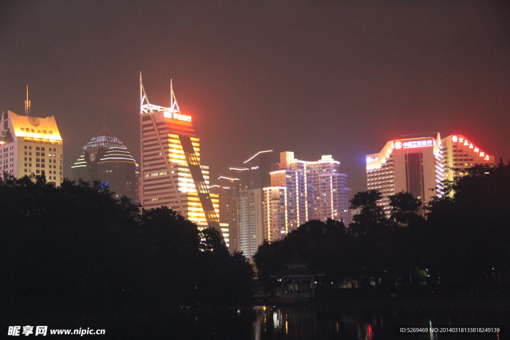 深圳 夜景 京基大厦