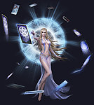 美女魔术师