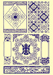 中式花纹花边图案