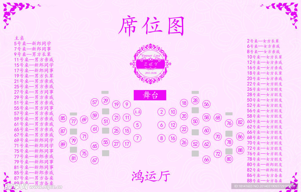 席位图