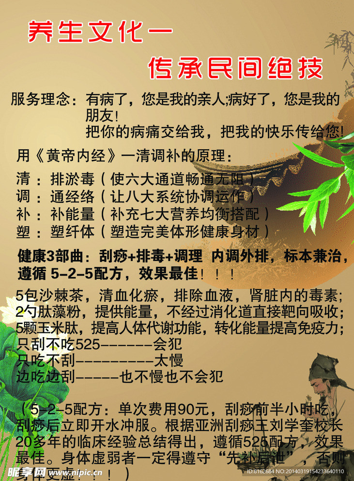理疗展牌