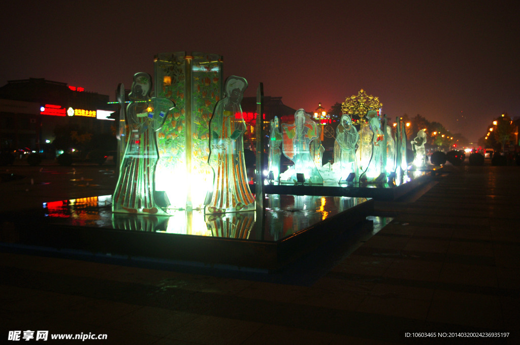 西安大唐芙蓉园夜景