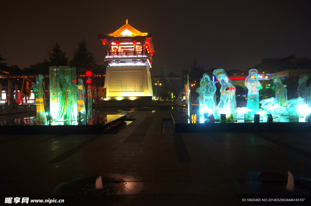 西安大唐芙蓉园夜景