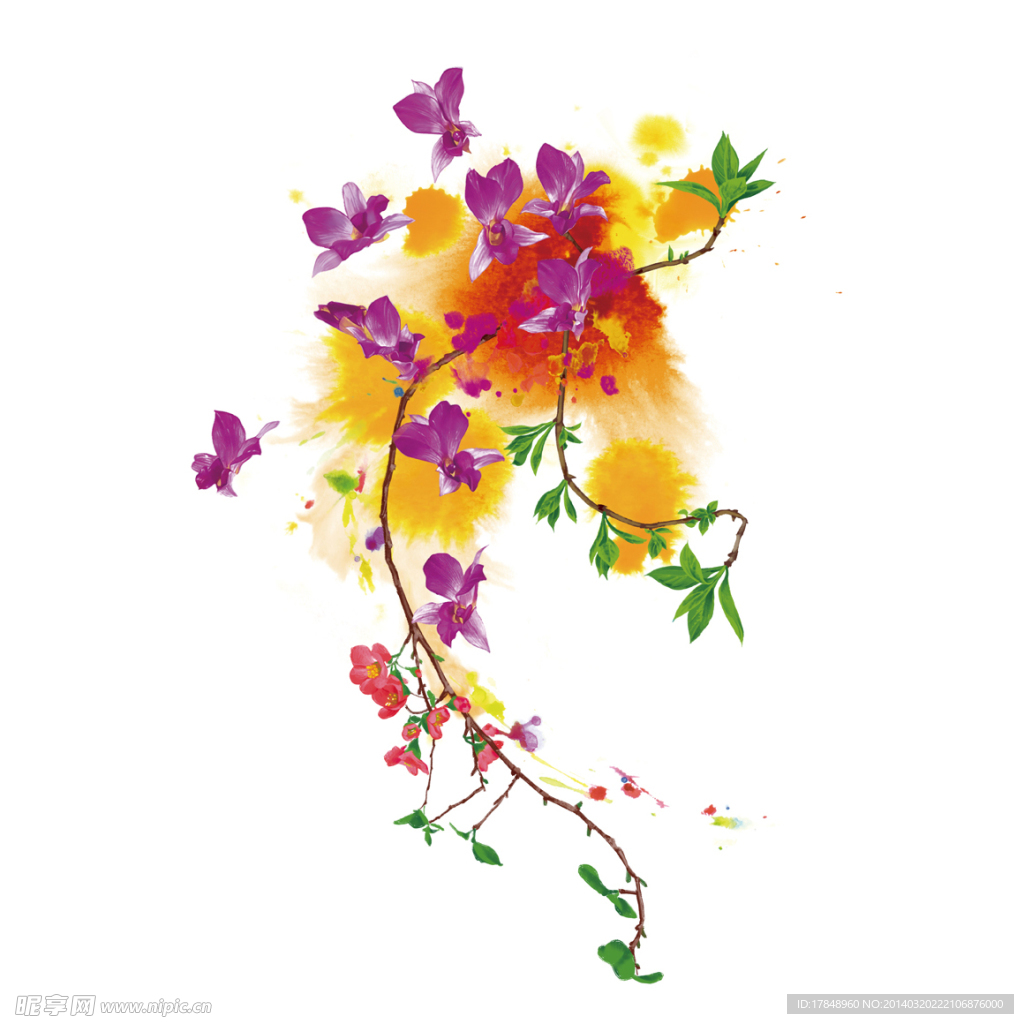 花型图案 花型 蝴蝶