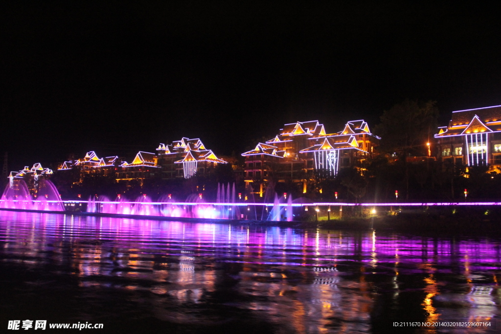 湄公河夜景