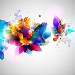 梦幻花纹