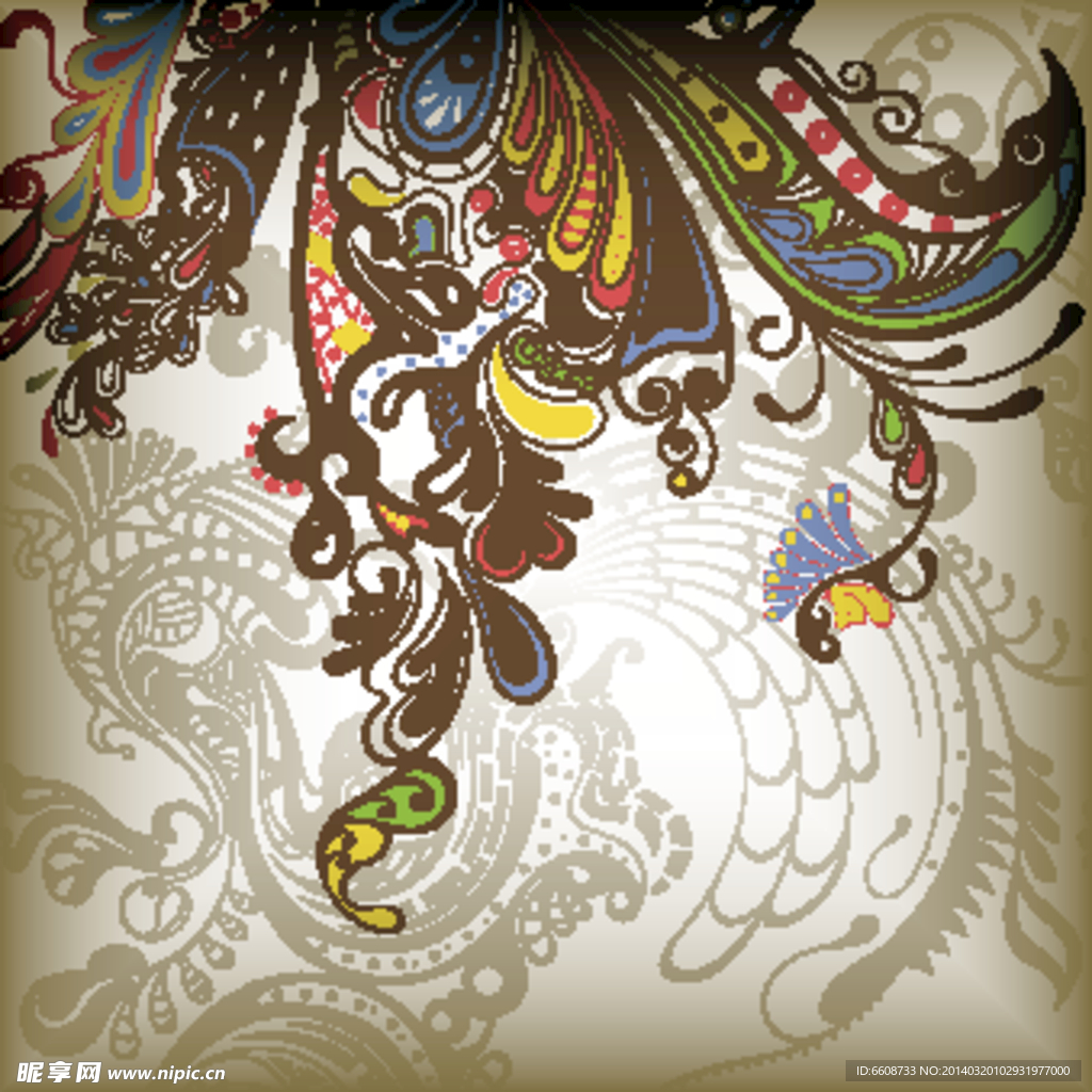 花朵背景花纹背景