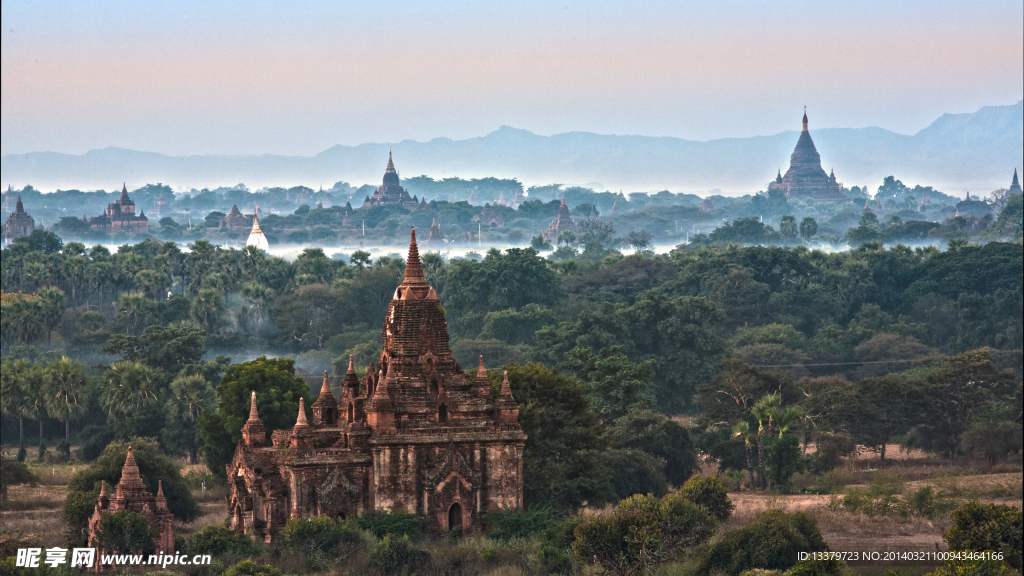 蒲甘美景