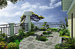 日式天台花园