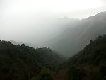 下雾的井冈山