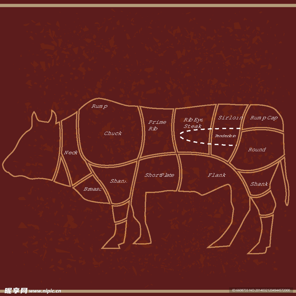 肉食图标肉类