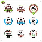 肉食图标肉类标志