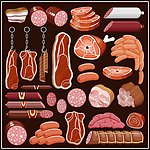 肉食图标肉类