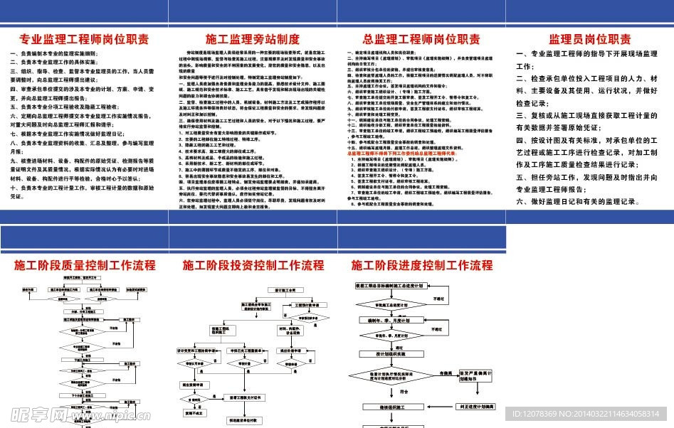 监理公司岗位制度