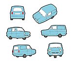 复古三轮车