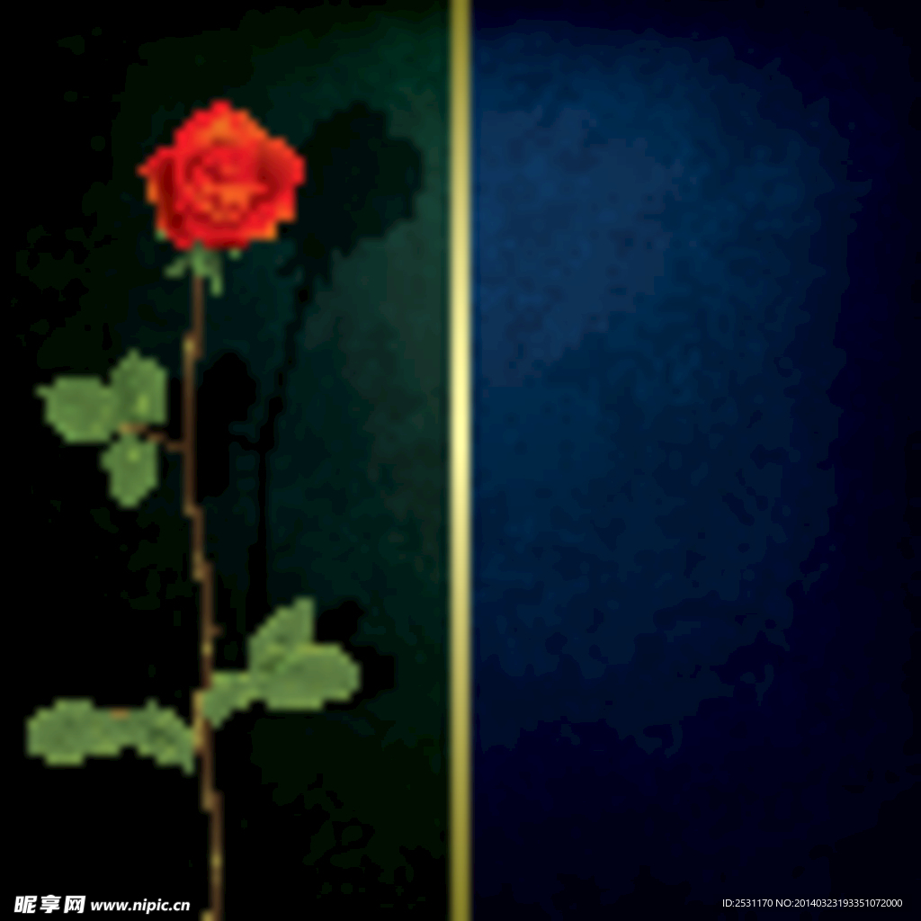 红色玫瑰花