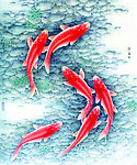 国画鱼