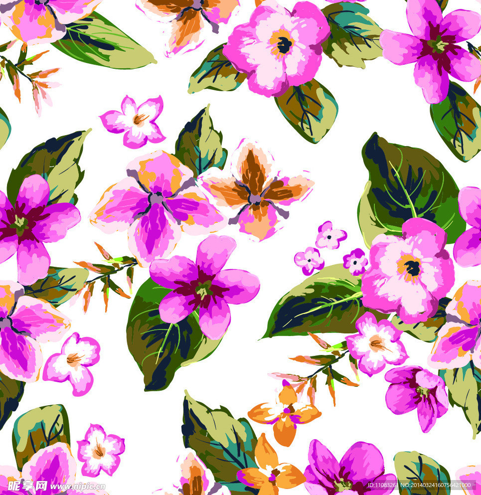 花朵底纹