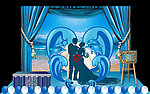 海洋婚礼迎宾台效果图