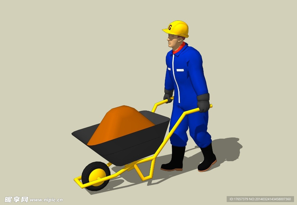 3D人物工人
