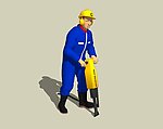 3D人物工人