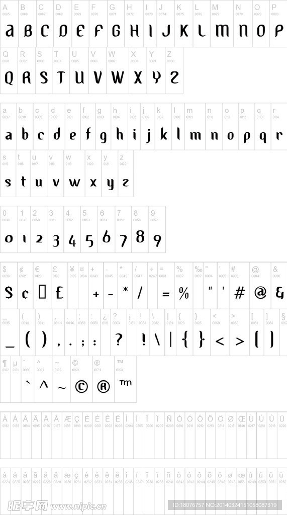 英文字体