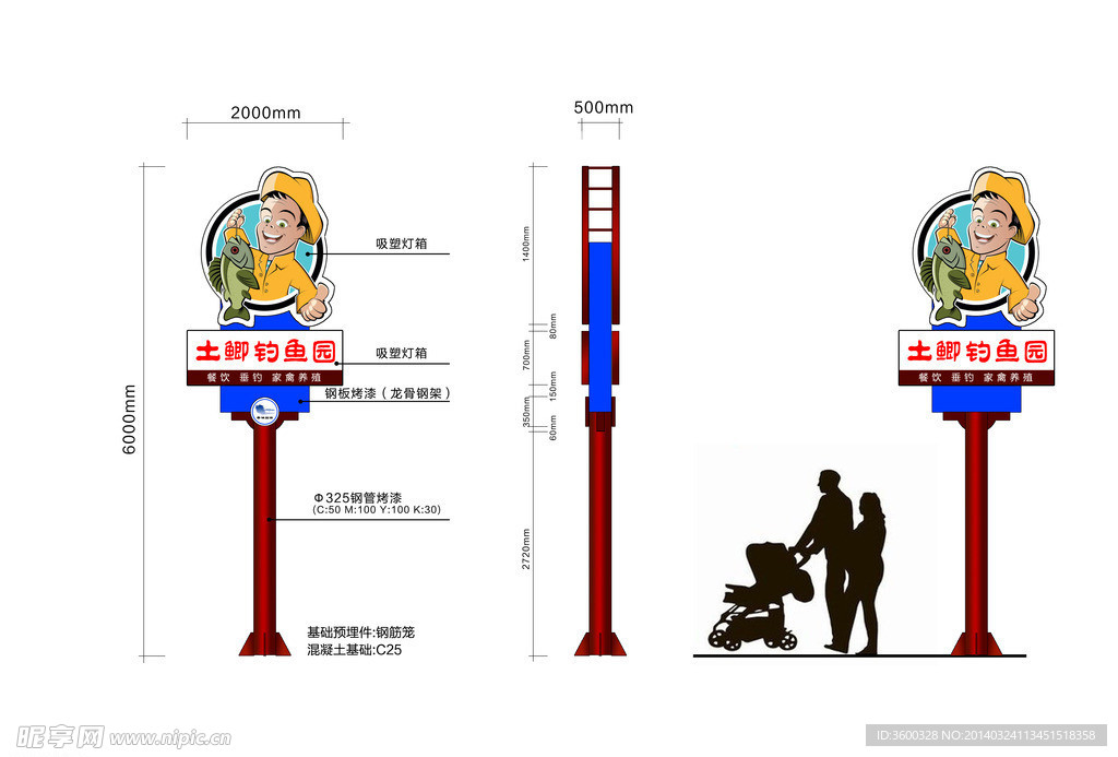 导示立牌