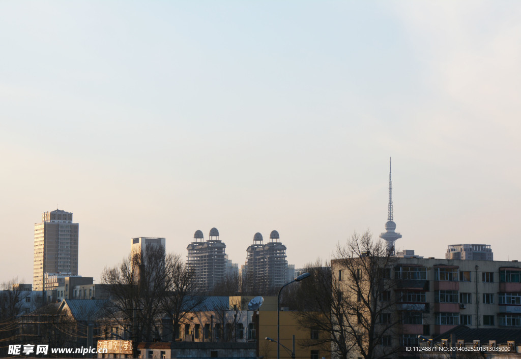 夕阳映景