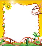 幼儿园相框展板