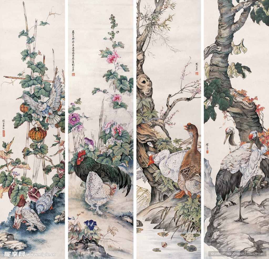 花鸟工笔画