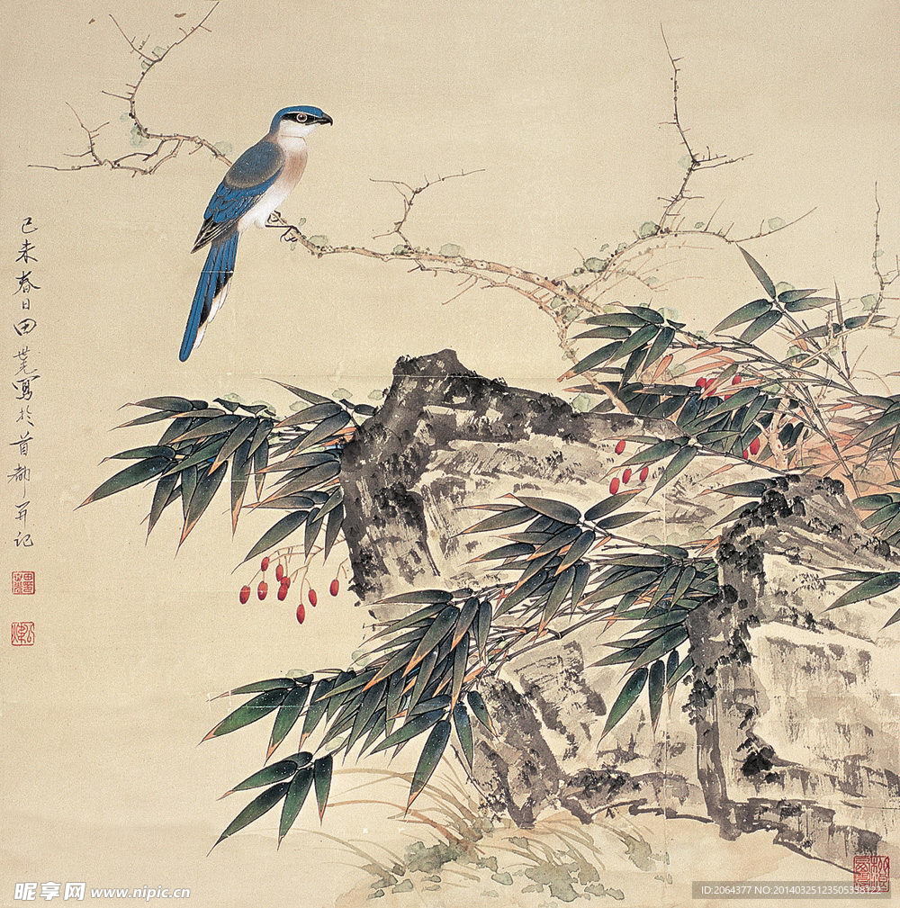 花鸟工笔画