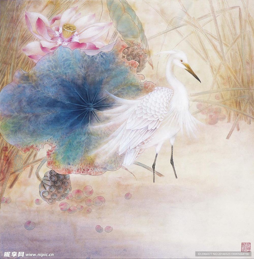 花鸟工笔画