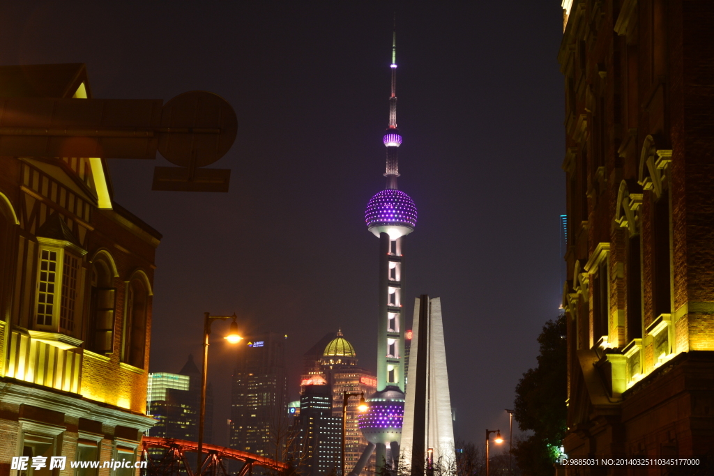 上海夜景 东方明珠