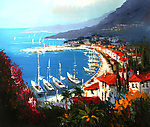 地中海油画