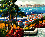 地中海油画