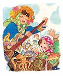 彩色手绘