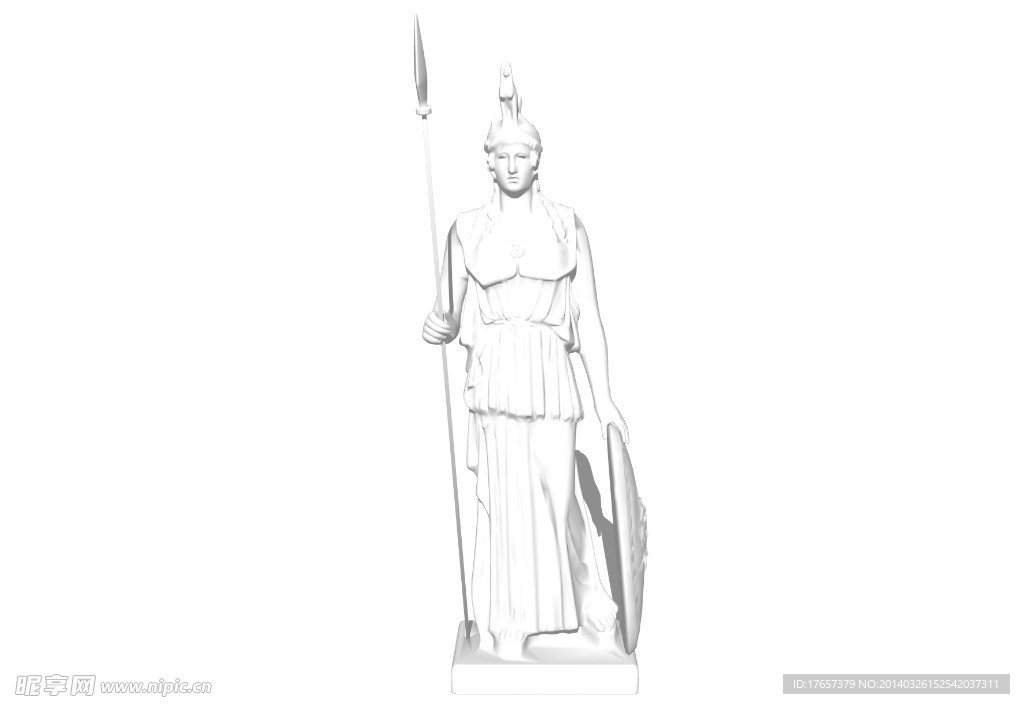 雅典娜石像