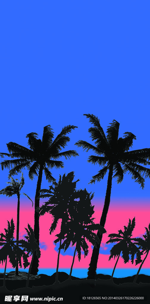 海边椰树
