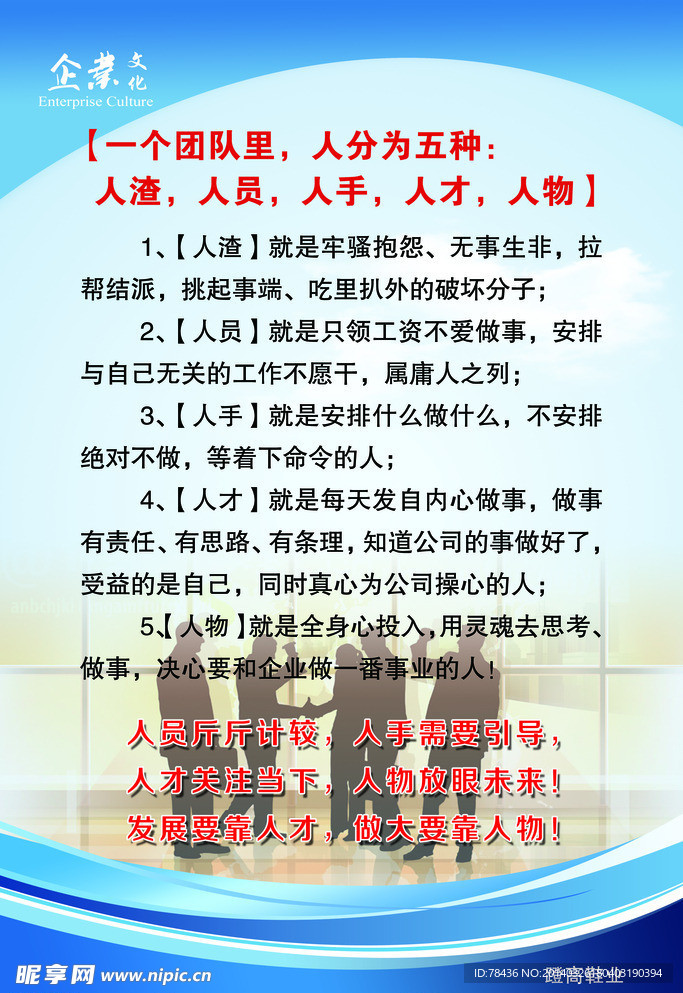 企业文化 团队人物