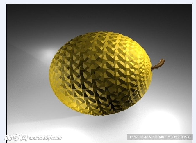 3D模型榴莲源文件