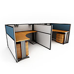 3d模型办公室桌椅