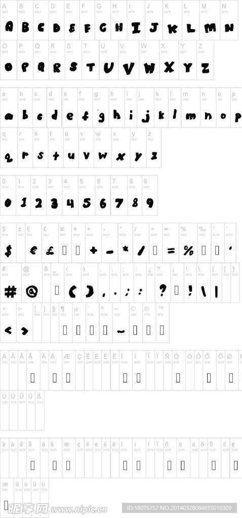 外国字体