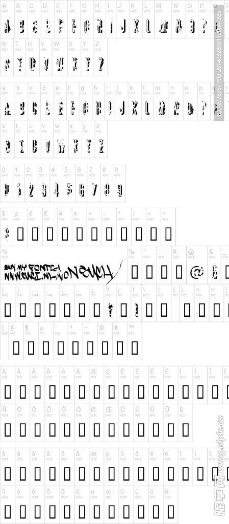 外国字体