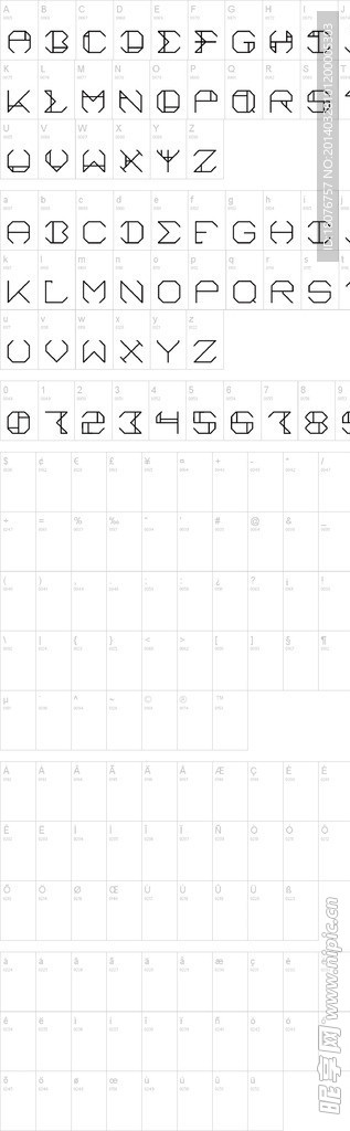 外国字体