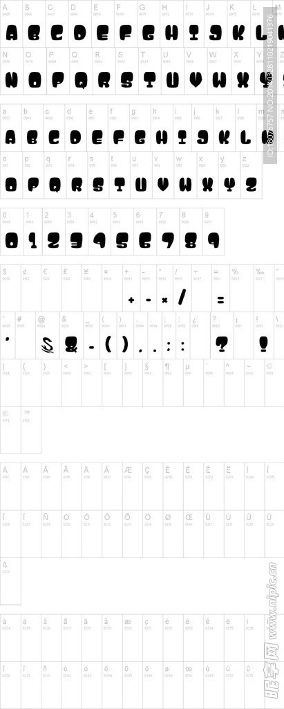 外国字体