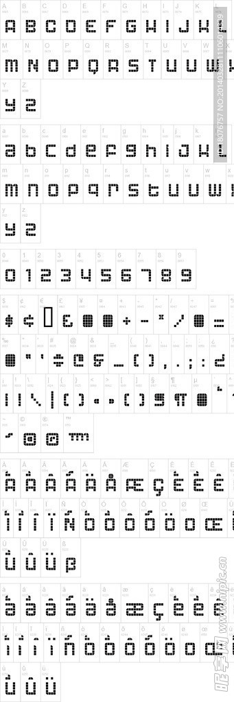 外国字体