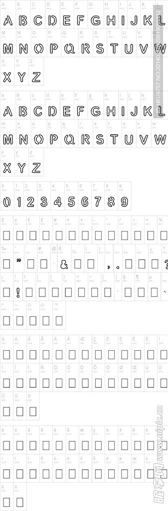 外国字体