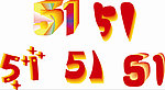 51 立体字