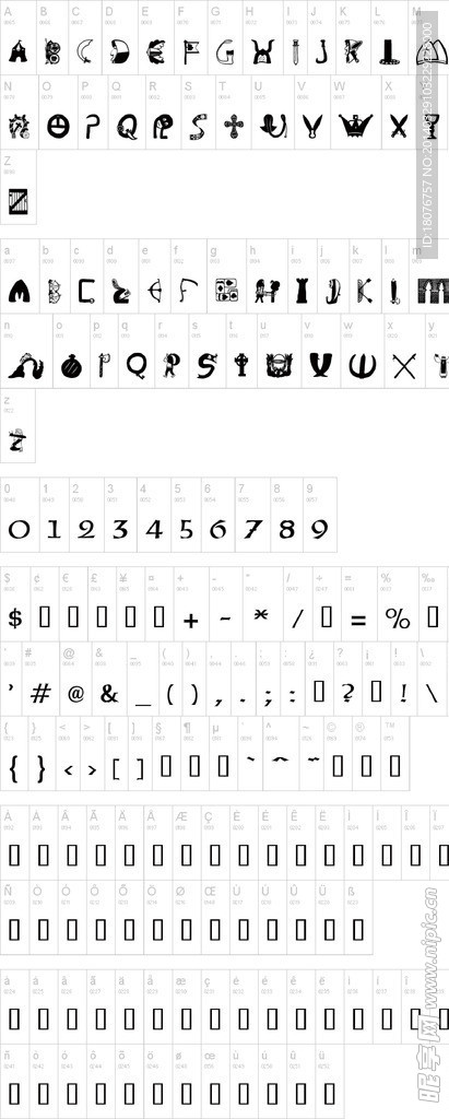 字体