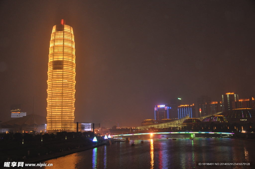 郑东夜景